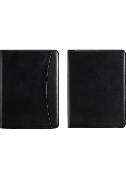 Deri Portföy Profesyonel Iş Padfolio Fermuarlı Röportaj Özgeçmiş Notefolio Premium Belge Düzenleme (Yurt Dışından)