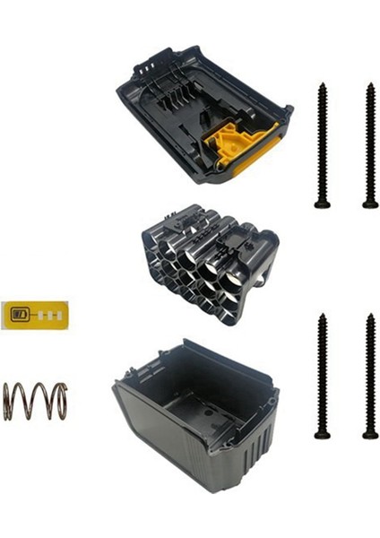 18V 20V Için 2x 15X18650 Li-Ion Pil Plastik Kasa Muhafazası (Yurt Dışından) fiyatları