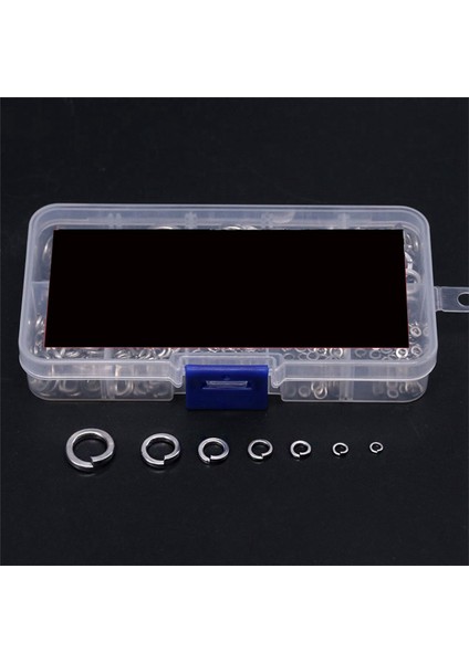 Yaylı Kilit Pulu, 304 Paslanmaz Çelik Yaylı Kilit Pulu Çeşitleri Seti (820 Parça, 8 Boyutlu) (Yurt Dışından) fiyatları