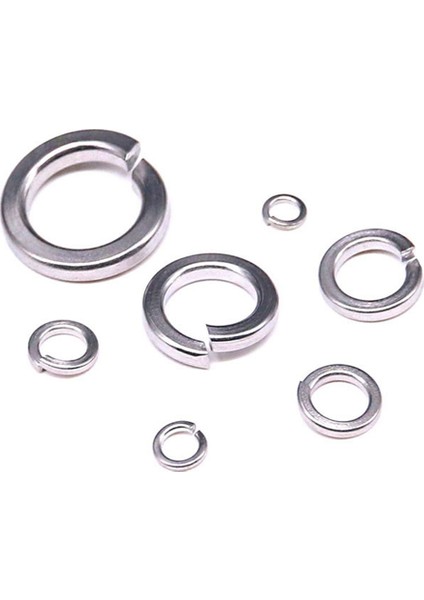 Yaylı Kilit Pulu, 304 Paslanmaz Çelik Yaylı Kilit Pulu Çeşitleri Seti (820 Parça, 8 Boyutlu) (Yurt Dışından) modelleri