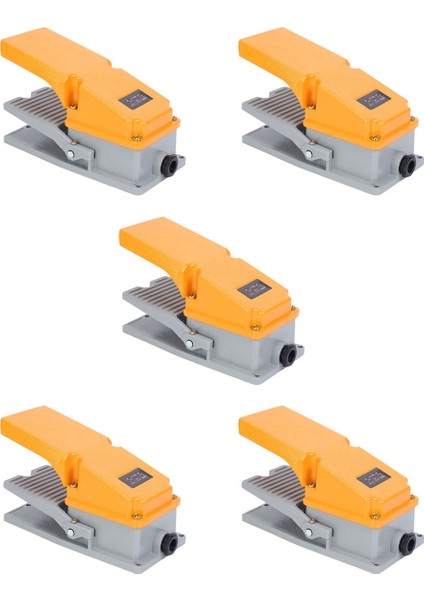 5x Lt4 Ayak Anahtarı Alüminyum Kasa Takım Tezgahı Kontrolü Için Pedal Pedalı Anahtarı Gümüş Kontak (Yurt Dışından)