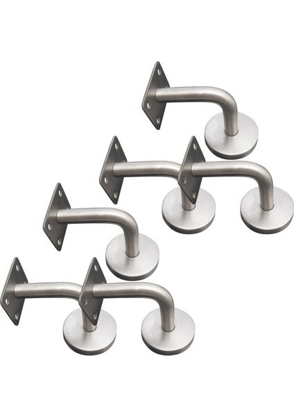 6 Adet Zarif Yedek Küpeşte Bannister Merdiven Rayı Otel Spor Salonu Villa Restoran Ofis Binası Için Braketleri (Yurt Dışından)