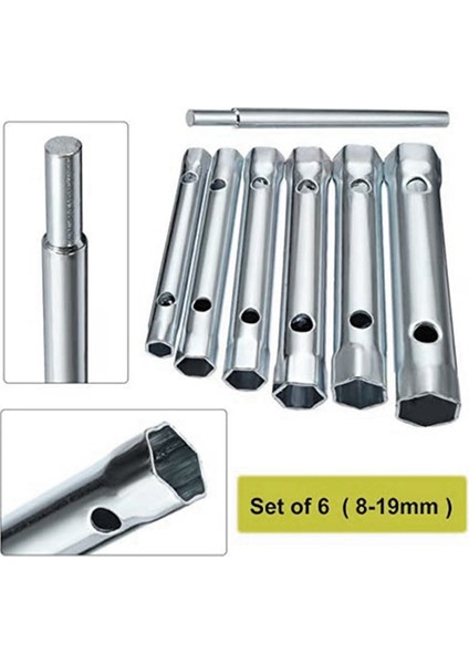 20 Adet 6-22MM Metrik Boru Şeklindeki Kutu Anahtarı Seti Boru Çubuğu Buji Anahtarı Çelik Çift Uçlu Otomotiv Tesisat Tamiri (Yurt Dışından) fiyatları