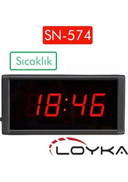 ST-574 Işıklı Termometre Saat fiyatları