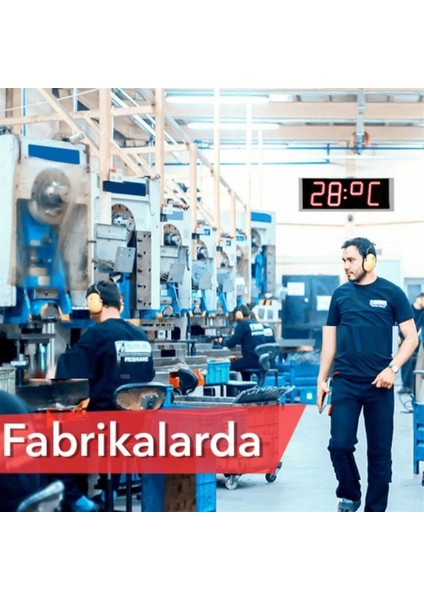 STN-254 Saat, Nem, Derece-25 cm Yazı Yüksekliği