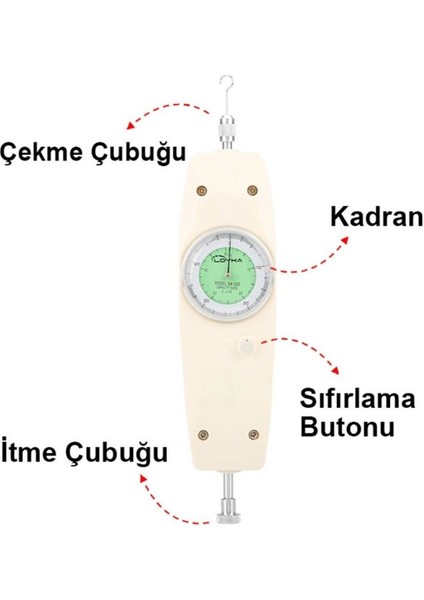 Nk 500 Analog Dinamometre Kuvvet Ölçer modelleri
