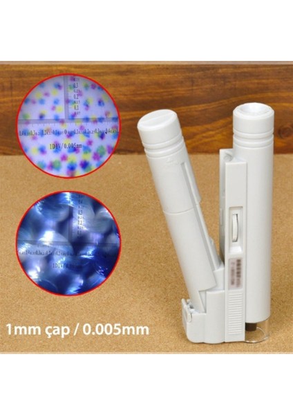 BM40X Işıklı Büyüteç Mikroskop 40X