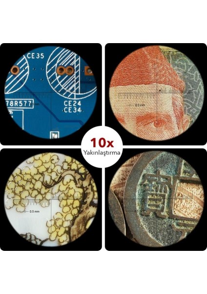 Mg 8018 Ölçekli 10X Lup Şarj Edilebilir fırsatları