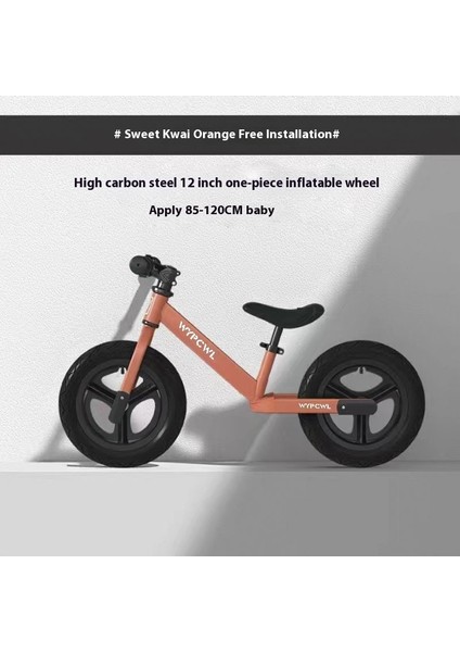 Alaşımlı Çocuk Denge Arabası Pedalsız 1-6 Yaş Yo-Yo Iki Tekerlekli Bebek Kayar Yürüteç (Yurt Dışından)