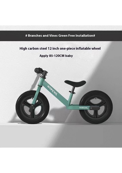 Alaşımlı Çocuk Denge Arabası Pedalsız 1-6 Yaş Yo-Yo Iki Tekerlekli Bebek Kayar Yürüteç (Yurt Dışından)