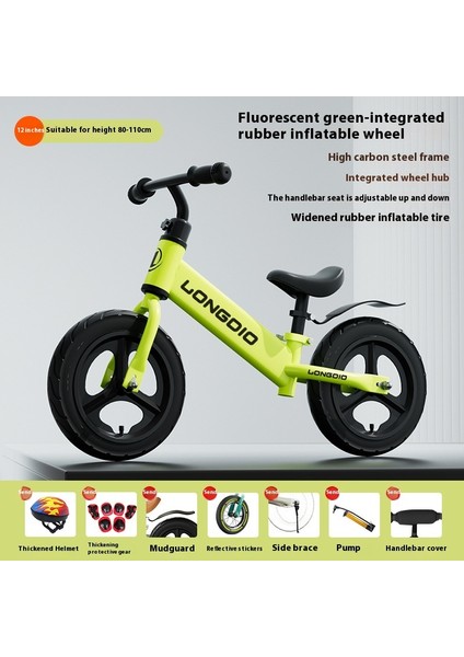 Çocuk Denge Arabası Bebek Yürümeye Başlayan Scooter 2-5 Yaş Pedalsız Bisiklet Oyuncak Scooter (Yurt Dışından)