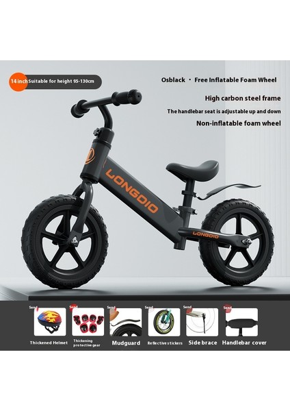 Çocuk Denge Arabası Bebek Yürümeye Başlayan Scooter 2-5 Yaş Pedalsız Bisiklet Oyuncak Scooter (Yurt Dışından)