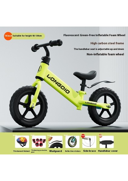 Çocuk Denge Arabası Bebek Yürümeye Başlayan Scooter 2-5 Yaş Pedalsız Bisiklet Oyuncak Scooter (Yurt Dışından)