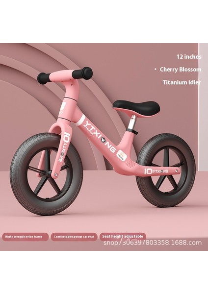 Yeni Çocuk Denge Araba Scooter Yürümeye Başlayan Bisiklet 2-6 Yaş Erkek ve Kadın Bebek Iki Tekerlekli (Yurt Dışından)