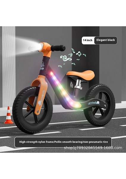 Yeni Çocuk Denge Araba Scooter Yürümeye Başlayan Bisiklet 2-6 Yaş Erkek ve Kadın Bebek Iki Tekerlekli (Yurt Dışından)