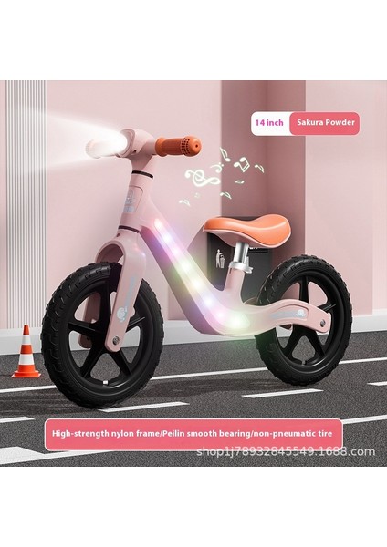 Yeni Çocuk Denge Araba Scooter Yürümeye Başlayan Bisiklet 2-6 Yaş Erkek ve Kadın Bebek Iki Tekerlekli (Yurt Dışından)