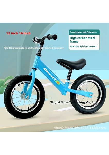 Çocuk Scooter Ayak Pedalı Yok 2-6 Yaş Çocuk Scooter Bebek Kendi Kendine Bisiklet Oyuncak Scooter (Yurt Dışından)