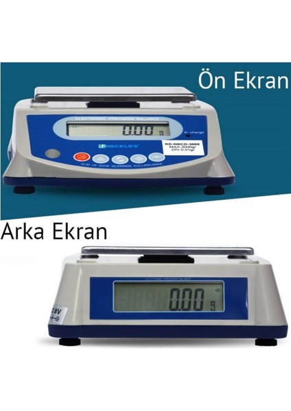 KD-NBCD-3000 Dijital Hassas Terazi 3kg indirimleri