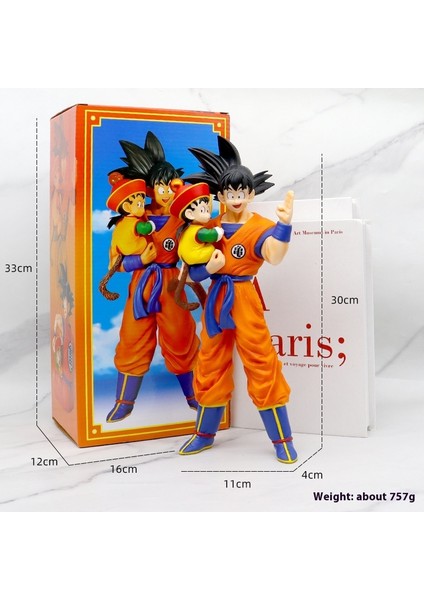 Yedi Dragon Ball Süper Saiyan El Yapmak Için Anime Modeli Çevre Süsleri Sun Wukong Vegeta Klasik Süper Sai (Yurt Dışından)
