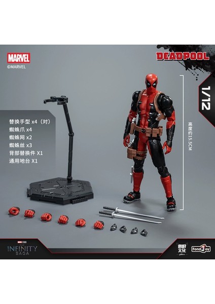 Marvel Iron Man Yenilmezler Örümcek Adam Erkek ve Kız Çocuk Oyuncakları Team America Model Mankenler (Yurt Dışından)