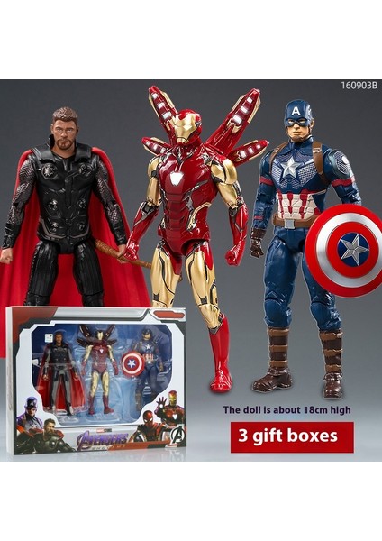 Avengers Figürleri League Of Legends Iron Man Örümcek Adam Thor Hulk (Yurt Dışından)