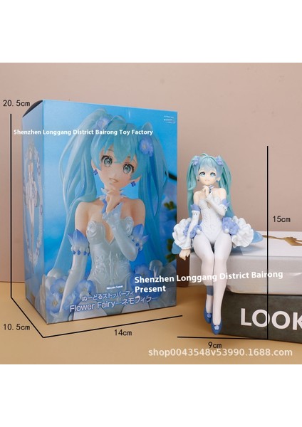 Hatsune Miku El Modeli Ikincil Yuan Sevimli Masaüstü Şasi Süsleri El Aleti (Yurt Dışından)