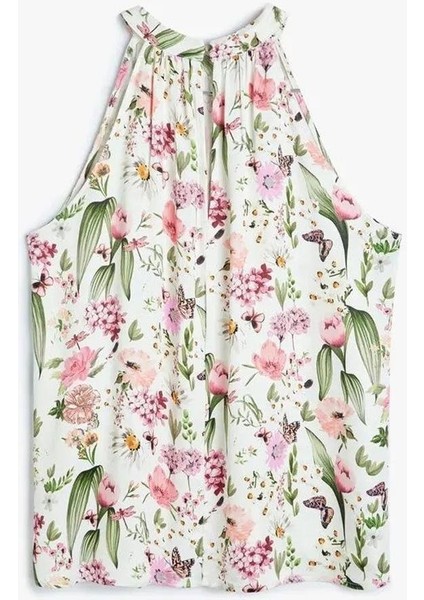 Koton Çiçek Desenli Pembe Kadın Bluz 5SAK6019OUW-2Y5 fırsatları