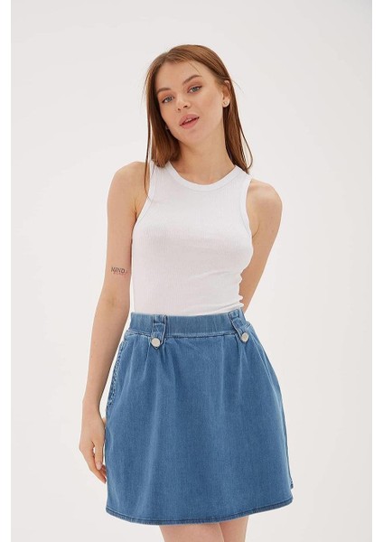 Kolsuz Sıfır Yaka Beyaz Kadın Crop 0479-2Y5 fırsatları