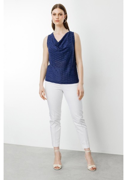 Degaje Yaka Simli Laci Kadın Bluz 51345-2Y5 fiyatları