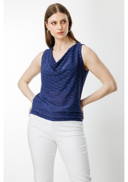 Degaje Yaka Simli Laci Kadın Bluz 51345-2Y5 modelleri