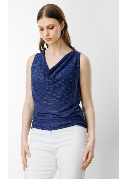 Degaje Yaka Simli Laci Kadın Bluz 51345-2Y5 fırsatları