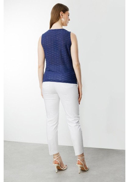 Degaje Yaka Simli Laci Kadın Bluz 51345-2Y5 indirimleri