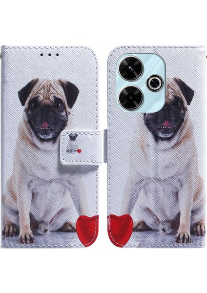 Xiaomi Poco M6 4g Manyetik Kapatma Kart Yuvaları Cüzdan Pu Için Flip Case (Yurt Dışından)
