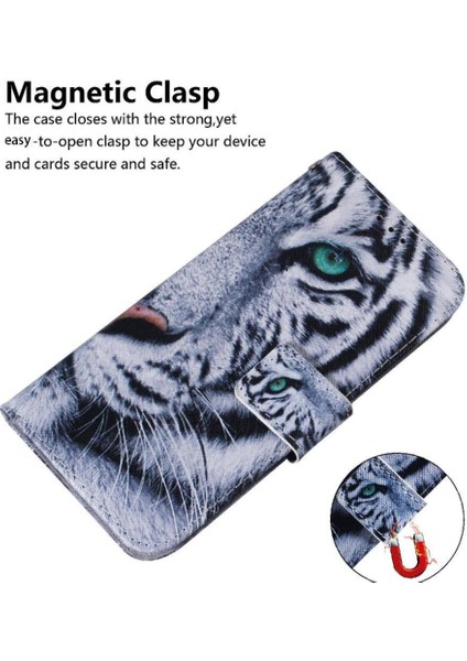Samsung Galaxy S24 Boyalı Manyetik Kapatma Cüzdan Kart Pu Için Flip Case (Yurt Dışından) fırsatları