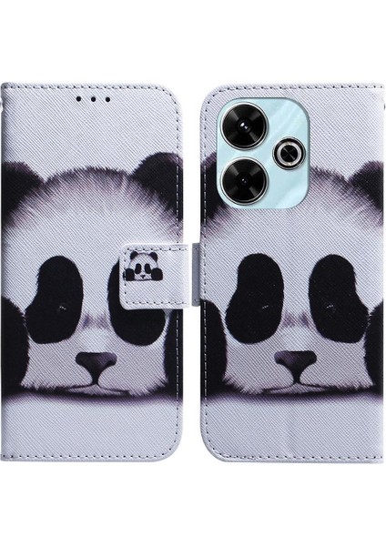 Xiaomi Poco M6 4g Manyetik Kapatma Kart Yuvaları Cüzdan Pu Için Flip Case (Yurt Dışından)