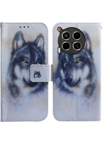 Tecno Camon 30 4g/5g Pu Deri Cüzdan Manyetik Kapatma Için Flip Case (Yurt Dışından)