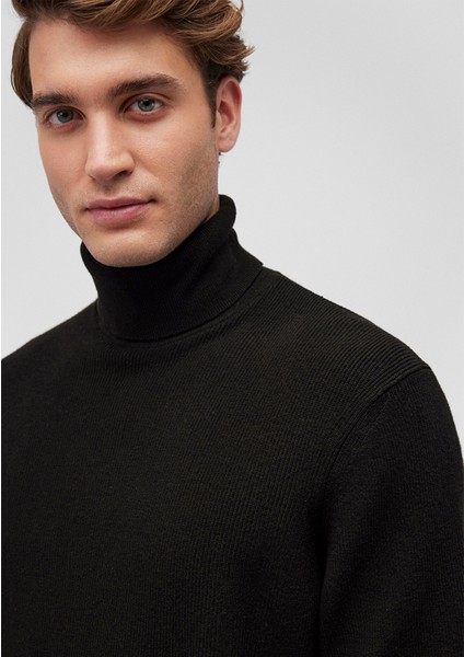 Boğazlı Siyah Kazak 0710196-900 indirimleri