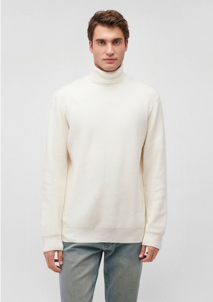 Boğazlı Beyaz Kazak 0710196-80194 modelleri