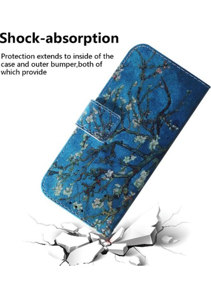 Infinix Not 40 Pro Artı Kart Yuvaları Boyalı Cüzdan Pu Için Flip Case (Yurt Dışından)