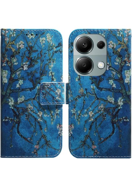 Xiaomi Redmi Not Için Flip Case 13 Pro 4g Kart Yuvaları Pu Deri Boyalı (Yurt Dışından)
