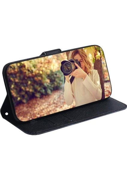 Onur X8A Kart Yuvaları Için Flip Case Manyetik Kapatma Boyalı Cüzdan Pu (Yurt Dışından)