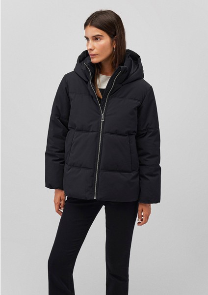 Kapüşonlu Siyah Şişme MONT1110445-900