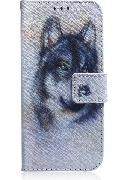 Xiaomi Redmi 12C Manyetik Kapatma Cüzdan Boyalı Pu Deri Için Flip Case (Yurt Dışından)