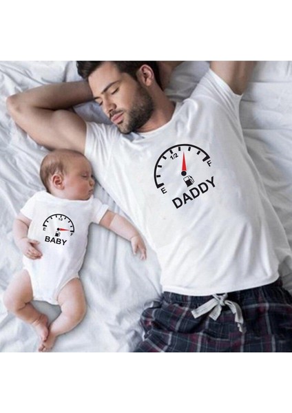 Baba Oğul Benzin Zıbın Tshirt (Tek Ürün Fiyatıdır Kombin Yapmak Için 2 Adet Sepete Ekleyiniz)