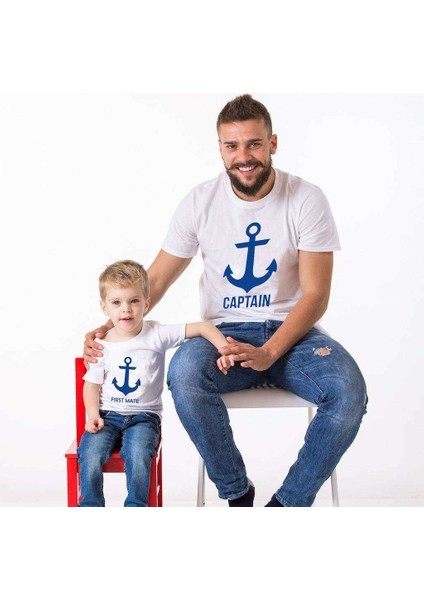 Captain First Mate Baba Oğul Giyim (Tekli Üründür Kombin Yapmak Için 2 Adet Sepete Ekleyiniz)