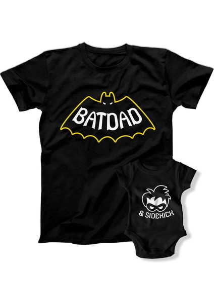 Baba Oğul Batdad Sidekick Zıbın Tshirt (Tek Ürün Fiyatıdır Kombin Yapmak Için 2 Adet Sepete Ekleyini