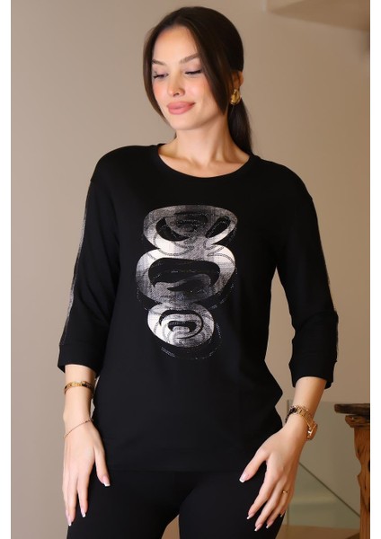 Yarım Balıkçı Uzun Kollu Siyah Kadın Kazak 0116-2K5 fiyatları