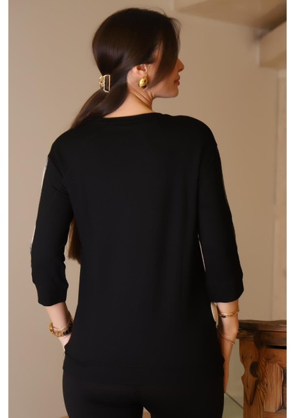 Yarım Balıkçı Uzun Kollu Siyah Kadın Kazak 0116-2K5 indirimleri