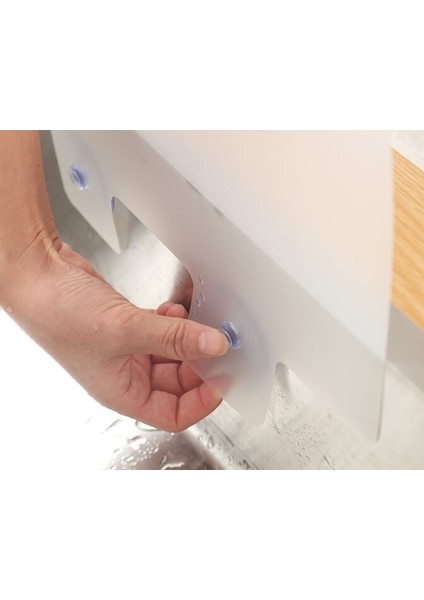 Lavabo ve Ocak Sıçrama Önleyici Vantuzlu Kalkan