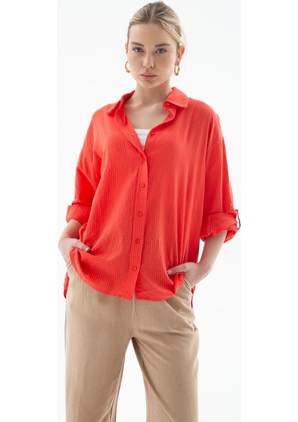 Arkası Uzun Coral Kadın Gömlek 0051-2Y5 fiyatları